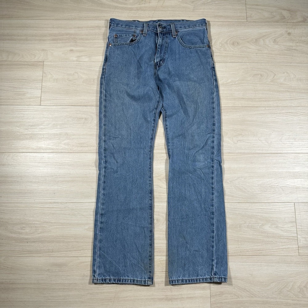 Levi's 517 Bootcut Denim Mens Size 32x32 Blue Jeans Red Tab Medium Wash Cowboy